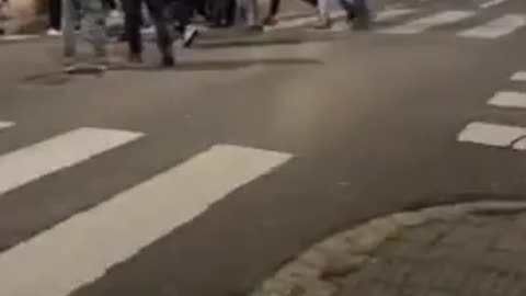 Africans attack native Spanish women