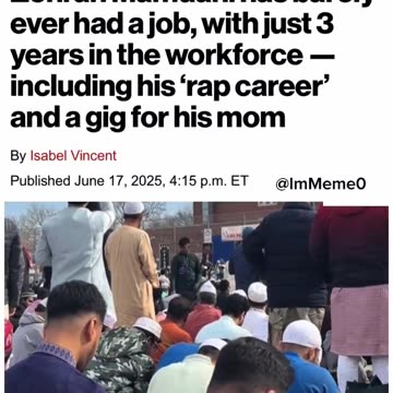 A muslim rapper from New York , Zohran Mamdani is currently running for officec