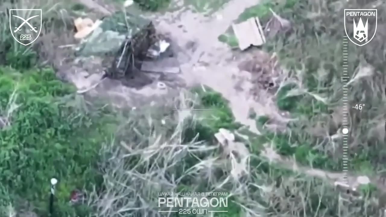 💥 Destruction of a Russian drone operator's bunker by Pentagon unit of 225th assault regiment.