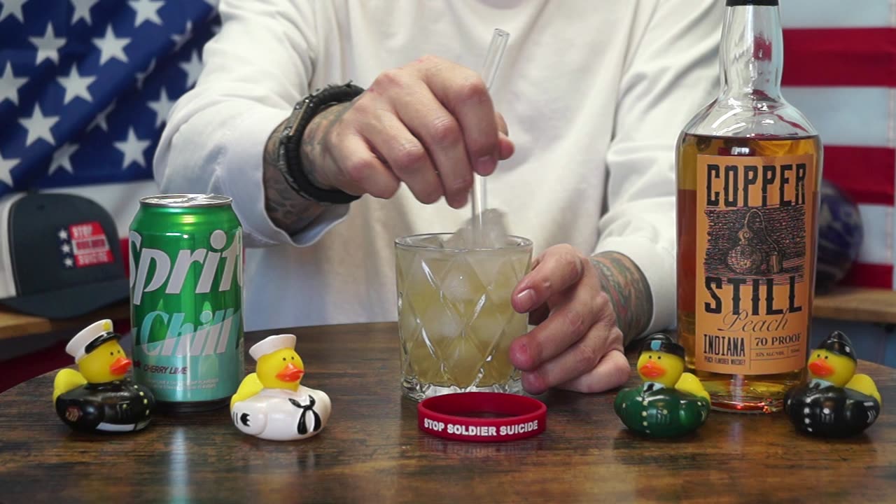 Rodney Forrest - Copper Still Peach Whiskey & Sprite Chill Cherry Lime Soda