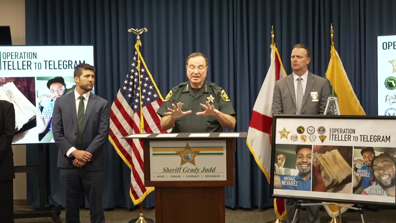 AG James Uthmeier joins Sheriff Grady Judd to Announce Takedown of Multi-State Criminal Enterprise