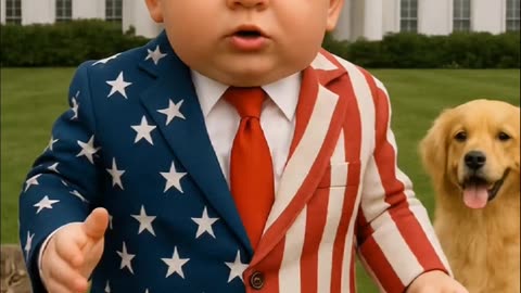 Baby Trump: Paw-litics Just Got Real 🐾🧠