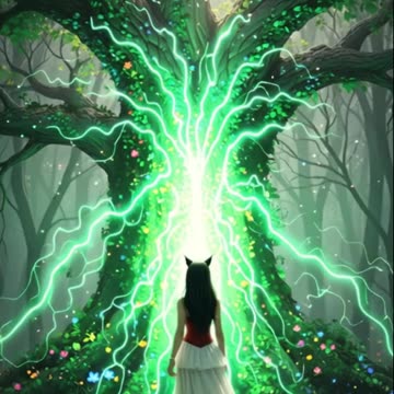 🎶🧚‍♀️🌳✨🚶‍♀️