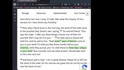 Journey Through The Bible - 2 Samuel 23-24 Last Words Of Kings David And The Census 06212025