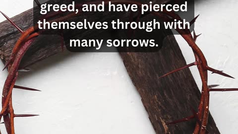 Journey of faith and spiritual growth 1 Timothy 6:10 Daily Bible Verse