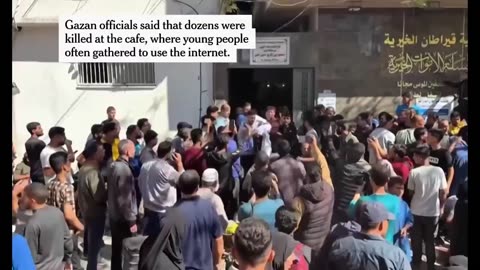 গাজা সিটির একই রাস্তায় দু'জন ইস্রায়েলি হামলায় কমপক্ষে ৩৩ জন ফিলিস্তিনি নিহত ও কয়েক ডজন আহত