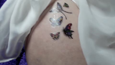 butterflies temporary tattoo sticker magic art design