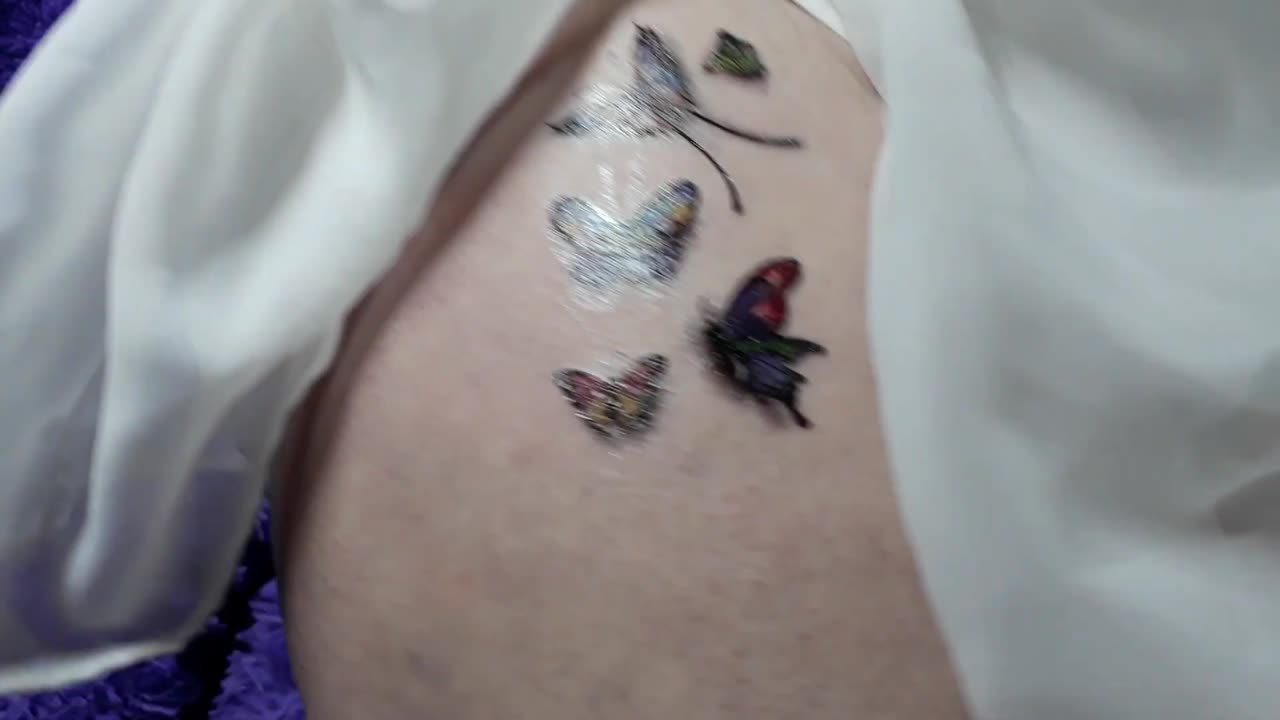 butterflies temporary tattoo sticker magic art design