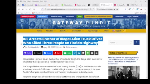 ICE Arrests Brother of Illegal Alien Truck Driver Who Killed Three People on Florida Highway