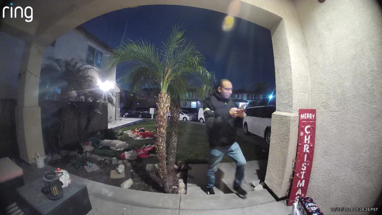 Instacart Worker Enjoying a Snack While Delivering Groceries