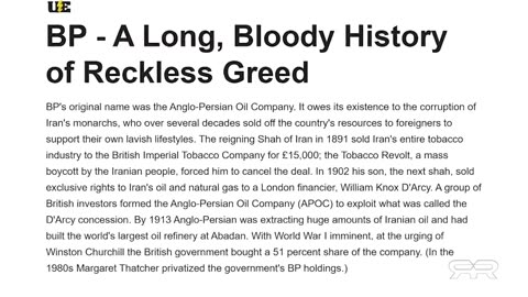 Reese Report - A Brief History of Israel and Iran