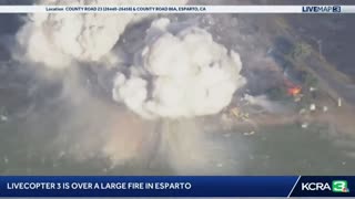 Fireworks warehouse explodes in Yolo County, California, destroying 2 homes