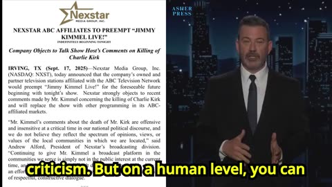 ABC pulled ‘Jimmy Kimmel Live!’ INDEFINITELY after offensive Charlie Kirk comments