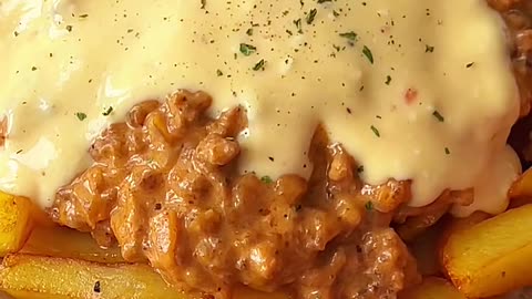 Cheese beef fries recipe,what to cook for brunch or dinner. Cooking ideas