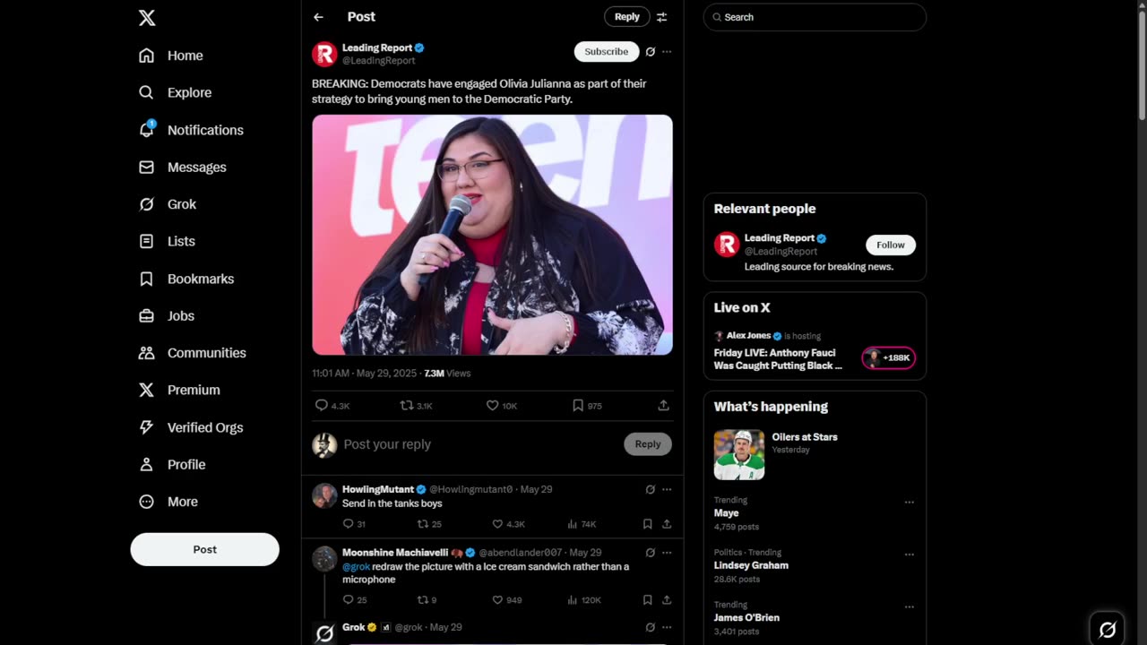 The New Face of the Democrat Party - Olivia Julianna