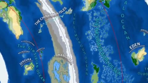 The map of the lands beyond the ice walls flatearth icewall Antarctica drnotasevil wakeup fyp