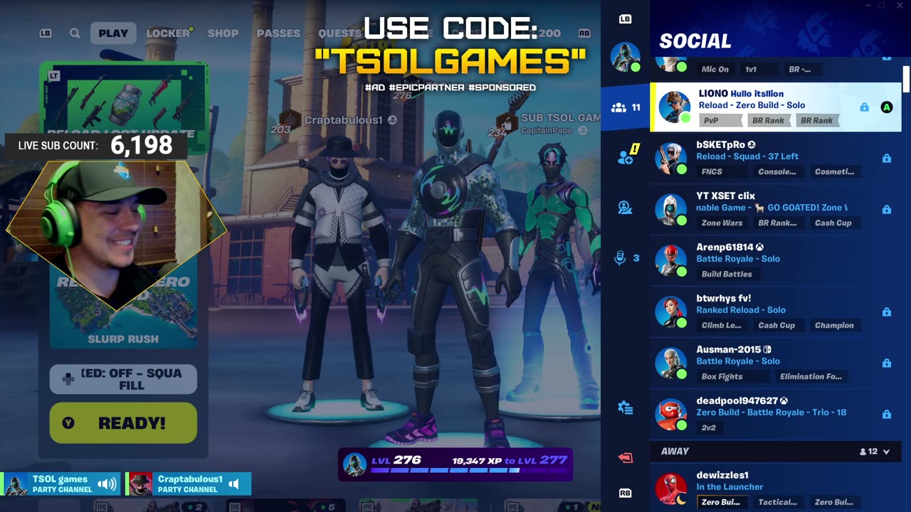 1v1'ing my viewers for LIKES! | USE CODE: TSOLGAMES