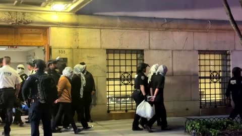 Dozens of Columbia students arrested in pro-Palestinian protest