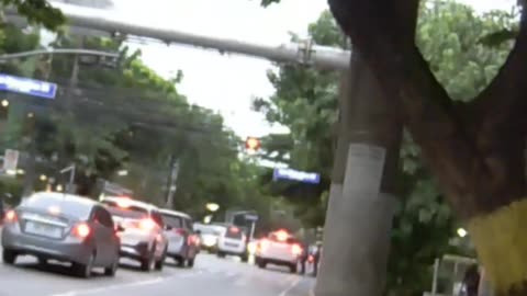 Normal Afternoon on United Nations Avenue in Manila City in the Philippines