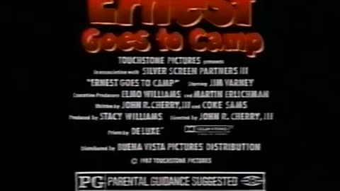 "Ernest Goes To Camp" Movie Trailer TV Commercial from 1987