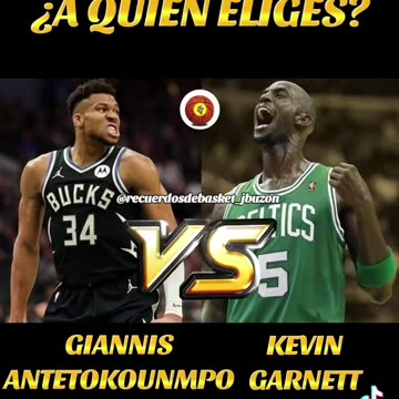 GIANNIS ANTETOKOUNMPO VS KEVIN GARNETT