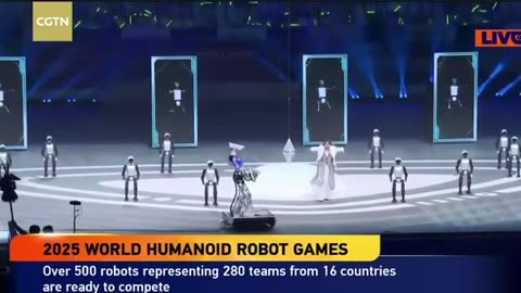 2025 World Humanoid Robot Games opens in Beijing.