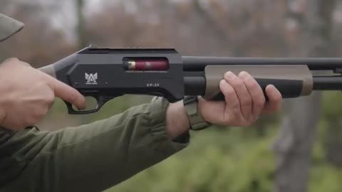 Axor Arms FP-PRO折叠式泵动霰弹枪 #国外合法拍摄国内请勿模仿 #武器科普 #实弹射击 #男人减速带 #靶场射击