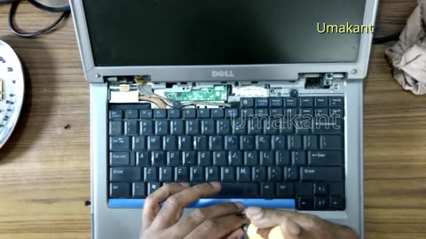 Opening And Cleaning Of Dell Inspiron 510M Laptop Keyboard