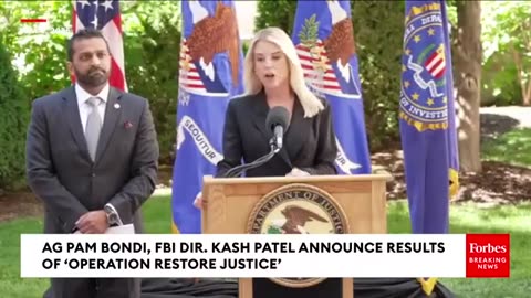 Pam Bondi and Kash Patel Declare Victory in the Fight Against Child Exploitation