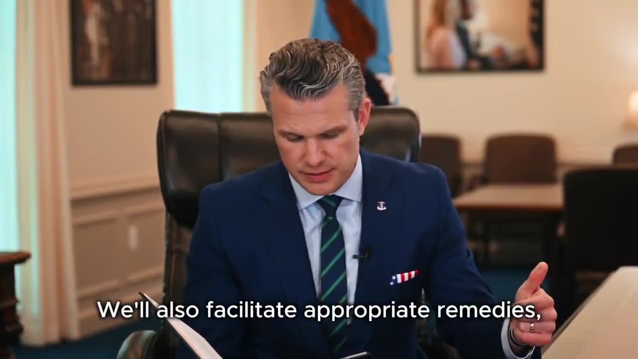 Minister of Defense Pete Hegset reinstates everyone affected by the Covid mandates