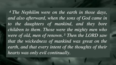 Genesis 6:1-6 - Part 1 - Fallen Angels? Dr Jim Hastings