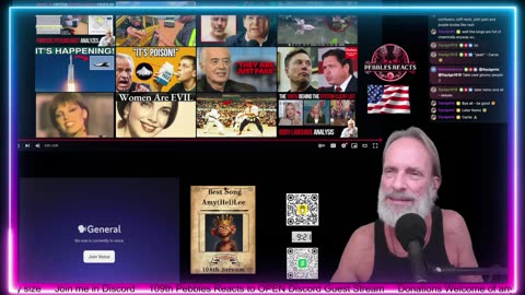 109th, Pebbles Reacts, OPEN Stream