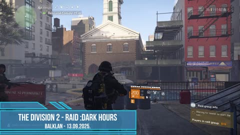 The Division 2: Raid - Dark Hours - 13.09.2025
