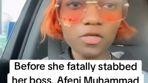 before she fatally stabbed her boss
