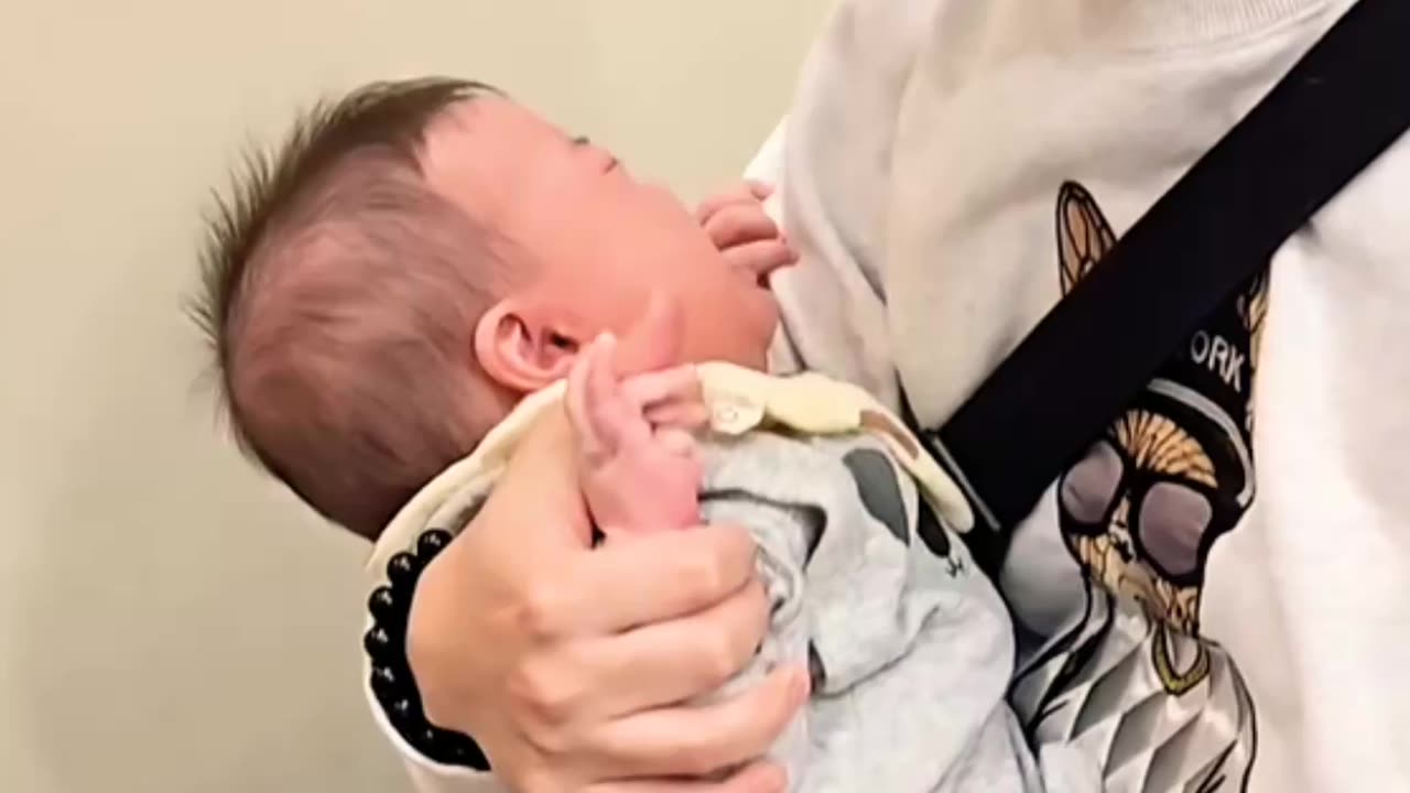 Injection Vaccination Cute Baby crying ...