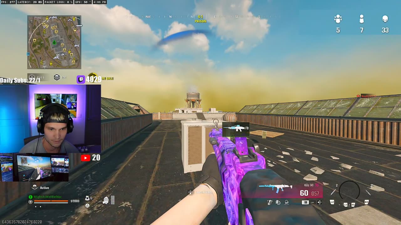 #1 Solo vs QUADS POV - 9.5 KD