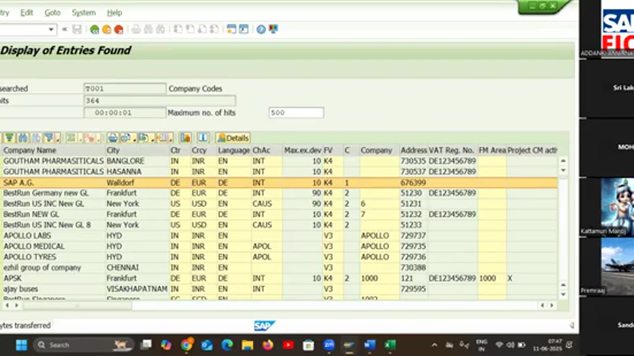 SAP Fico Class 18