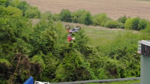 🤯🔥 Watch Luc Ackermann Backflip Between Moving Trucks! | FeedMyCuriosity