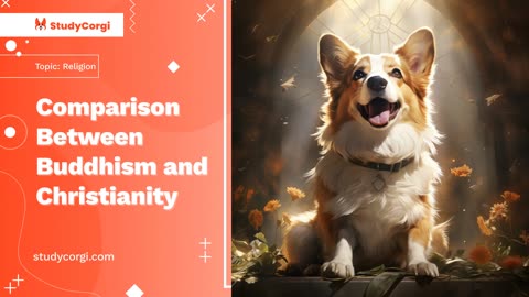 Comparison Between Buddhism and Christianity - Research Paper Example 