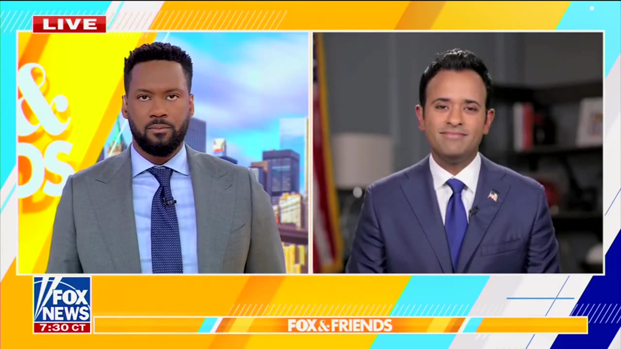 Vivek Ramaswamy Appears on ‘FOX and Friends’ 8.4.25