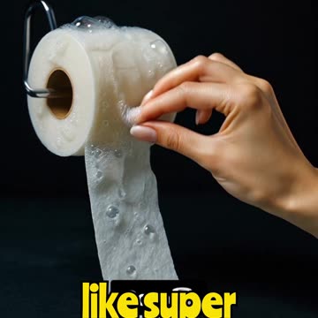Would You Brush With Soapy Toilet Paper? #viral #clip