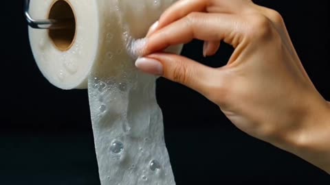 Would You Brush With Soapy Toilet Paper? #viral #clip