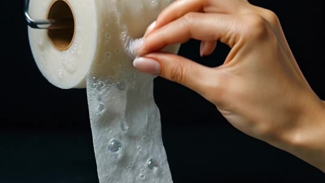 Would You Brush With Soapy Toilet Paper? #viral #clip