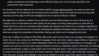 ROBLOX child abuse and exploitation forums