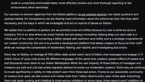 ROBLOX child abuse and exploitation forums