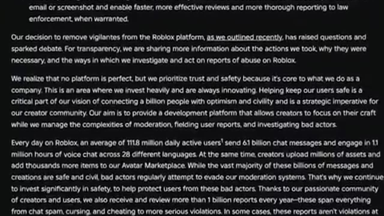 ROBLOX child abuse and exploitation forums