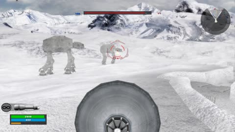 SWBF2 2005: Instant Action Conquest Hoth Rebels Gameplay