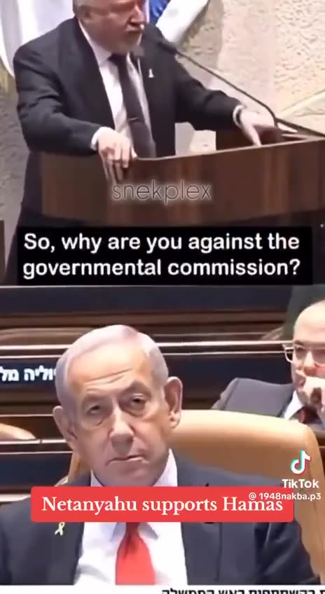 Netanyahu supports Hamas