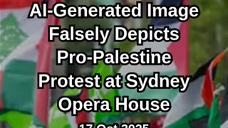 AI-Generated Image Falsely Depicts Pro-Palestine