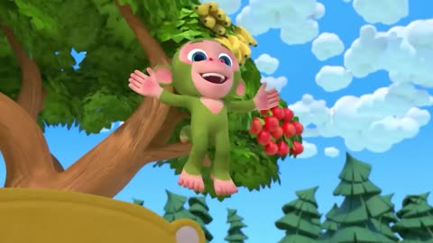 Five little monkeys jumping on the bed | nursery rhymes and original kids songs